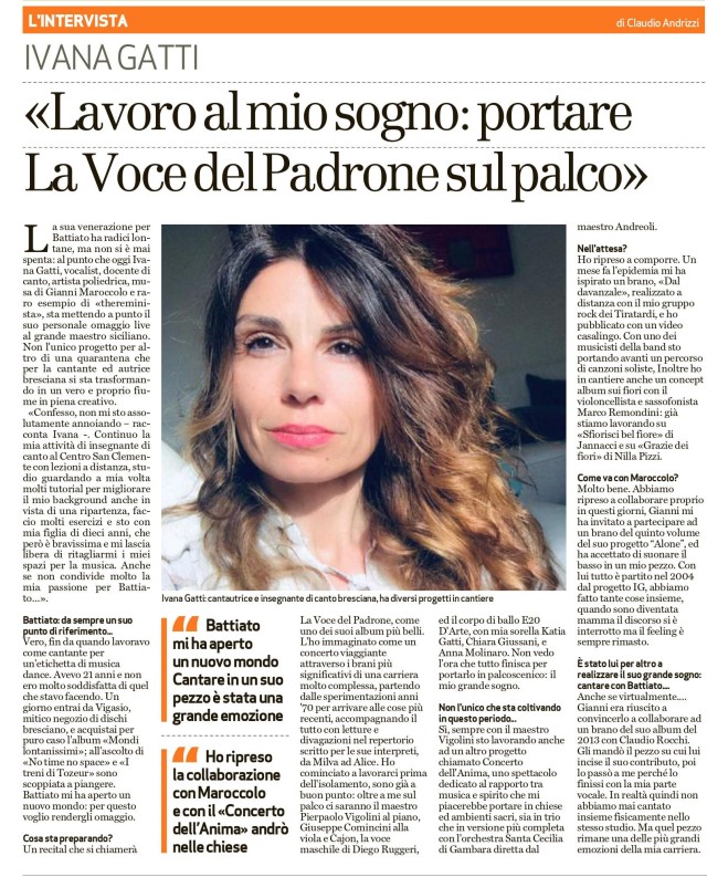 ivana gatti intervista